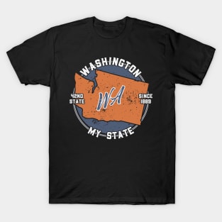 Washington My State Patriot State Tourist Gift T-Shirt